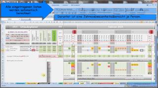 Excel Jahreskalender vollversion gratis von AmigOOhrTime [upl. by Ardnaid]