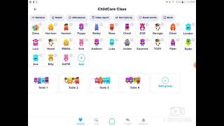 Teacher Roleplay on class dojo Teaching childcarepreschool students pt1 [upl. by Dasie]