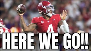 Alabama Crimson Tide Football News Scrimmage Preview  Which top 5 team has the toughest schedule [upl. by Dacia]