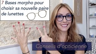 Comment choisir la bonne paire de lunettes Conseils dopticienne [upl. by Mcgannon]