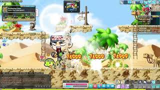 Maplestory N  LVL 7679 Turn into Gaint oO [upl. by Eardnaed505]