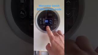 Worcester bosch 8000 service mode [upl. by Georas]