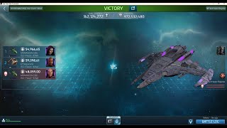 Star Trek Fleet Command  Testing Demarco Solo Bajoran Armada UR 5657 startrek stfc scopely [upl. by Neerod]