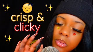 ASMR  ♡ Crisp amp Clicky Whispers 💛✨Fall Asleep To These Close Trigger Words 😴💤✨ [upl. by Knuth639]