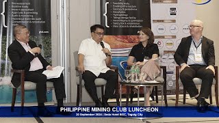 FULL Video 20 September 2024 Philippine Mining Club Luncheon  Mr Jose Bayani Baylon NAC [upl. by Ainoda35]