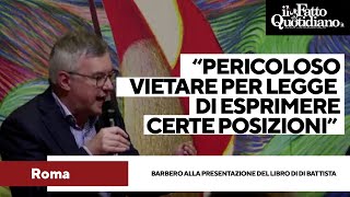 Barbero quotVietare per legge di esprimere certe posizioni è deleterioquot E fa lesempio di Faurisson [upl. by Gustave]