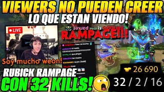 😲Parker Rubick 32 Kills  Rampage en stream😲Viewers sorprendidos [upl. by Rexer71]