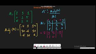 Inverse of a 3x3 Matrix  Matrix Inverse Solved Example  ■ Linear Algebra  mathstricks [upl. by Atterahs]