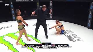 R1 STAMP VS ANDERSON MMA FIGHT mma warriors women video reels youtube youtuber power reel [upl. by Pillihp]