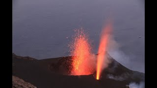 Volcano Stromboli webcam Live [upl. by Selia]