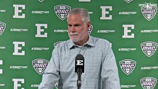 EMU Football Pregame Press Conference Week 6 vs Miami [upl. by Myrwyn]