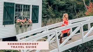 Must Do Things In Kennebunkport Maine I BEST Hotel Bush Compound Wedding Cake House Food amp Shops [upl. by Hayikaz]