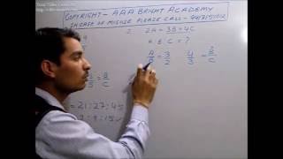 How To Calculate Ratio Problems Solving Ratios Problems amp Examples Maths Tricks [upl. by Anihpesoj81]