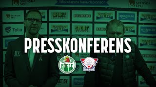 Presskonferens Rögle  Linköping 41 [upl. by Mcloughlin]