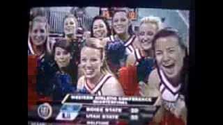 Boise State Cheerleaders on ESPNU as part of Championship Week [upl. by Aleunamme958]