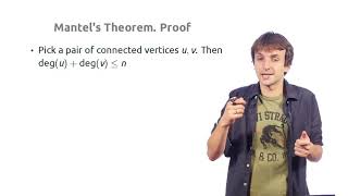 Mantels Theorem  Introduction to Graph Theory [upl. by Perretta]