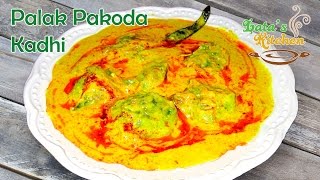 Palak Pakora Kadhi Recipe  Spinach Balls Kadhi  How to make Palak Pakora Kadhi  Latas Kitchen [upl. by Laurella984]