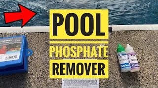 Pool Phosphate treatment for a customer [upl. by Nahsed]