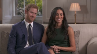 Prince Harry and Meghan Markles first interview together  tape replay [upl. by Atalayah339]