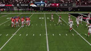 Madden NFL 22 PS5 broncos vs falcons CPU vs CPU [upl. by Boone359]