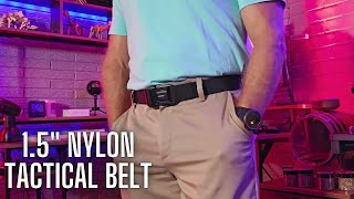 Jukmo Tactical Belt JUKMO Mens Tactical Belt with Lock [upl. by Nathanial]