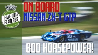 800bhp Nissan GTP flies round Road Atlanta  on board [upl. by Quinn]