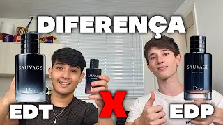 DIFERENÇA SAUVAGE EDT E EDP  perfumes masculinos  guia aprofundado [upl. by Sonitnatsnok]