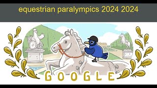 equestrian paralympics 2024 2024  Paris Games Equestrian [upl. by Nosniv]