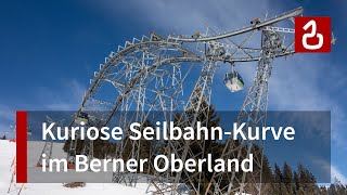 Die KurvenSeilbahn Rellerli in Schönried  Gstaad Rellerlibahn [upl. by Eznyl]