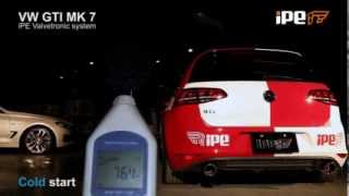 VW GTI MK7 iPE Exhaust System [upl. by Lubet]