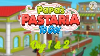 Papas Pastaria To Go  Day 1 amp 2 [upl. by Jillian388]