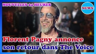 Florent Pagny de retour dans The Voice  des nouvelles plus que rassurantes sur son état de santé [upl. by Minne]