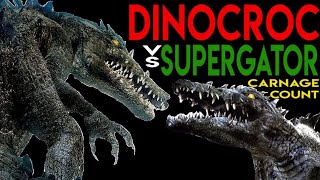 Dinocroc vs Supergator 2010 Carnage Count [upl. by Eadith]