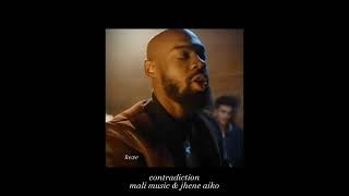 contradiction  mali music amp jhene aiko sped up [upl. by Anaicul]