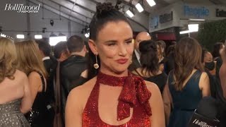 Juliette Lewis Reacts to Yellowjackets Season 2 Ending at the Emmy Awards [upl. by Aksehcnarf]