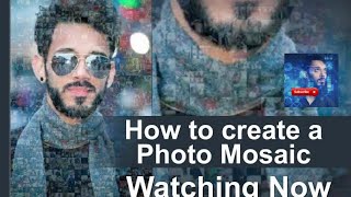 How To Create A Photo Mosaic In Photoshop  Magic Collage  Photoshop Picasa [upl. by Jarid]