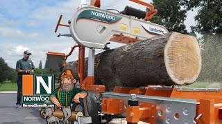 Norwood LumberPro HD36 Portable Band Sawmill  Manual or Hydraulic  Its Your Choice [upl. by Nahgiem]