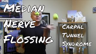 Median Nerve Flossing  Eliminate Carpal Tunnel Syndrome [upl. by Analihp939]