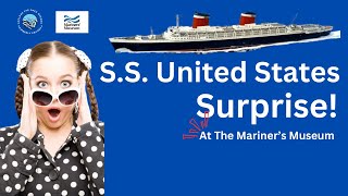 A Piece of the SS United States at the Mariners Museum [upl. by Ezmeralda]