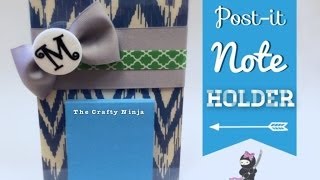 DIY Postit Note Holder Gift [upl. by Royal]