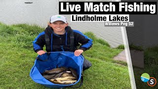 Live Match Fishing  Lindholme Lakes Willows Lake [upl. by Ashby214]