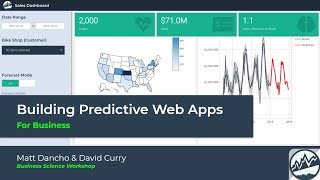 Building Predictive Web Applications with R Shiny  1Hour Webinars [upl. by Anaehr]