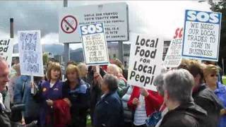 WRVS protest at Ysbyty Gwynedd [upl. by Ehr596]