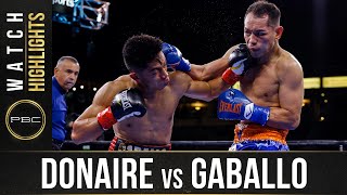 Donaire vs Gaballo HIGHLIGHTS December 11 2021  PBC on SHOWTIME [upl. by Neerol]