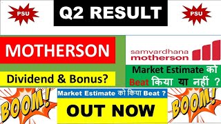 Motherson Sumi Q2 Results 2025  Motherson Results Today  Smavardhana Motherson Share latest news [upl. by Karlie396]