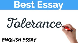 Essay on Tolerance in English 10 lines Essay  Tolerance Best Writing [upl. by Bautram]