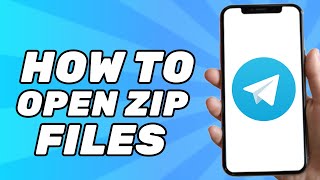 How to Open Zip Files on Telegram Easy 2024 [upl. by Lynne]