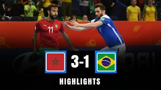 Morocco 31 Brazil  Friendly preparatory match for the 2024 Futsal World Cup  Highlights [upl. by Towroy]