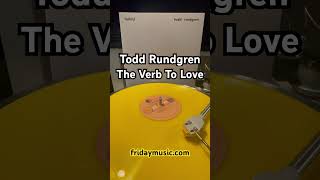 TODD RUNDGREN The Verb To Love 2 LP gold vinyl fridaymusic toddrundgren new newmusic rock pop [upl. by Galang]