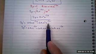 Differential Equations A Practice Test on Second order differential equations [upl. by Ykcaj841]